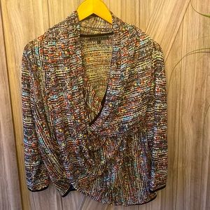 Long sleeve, infinity wrap, jacket.